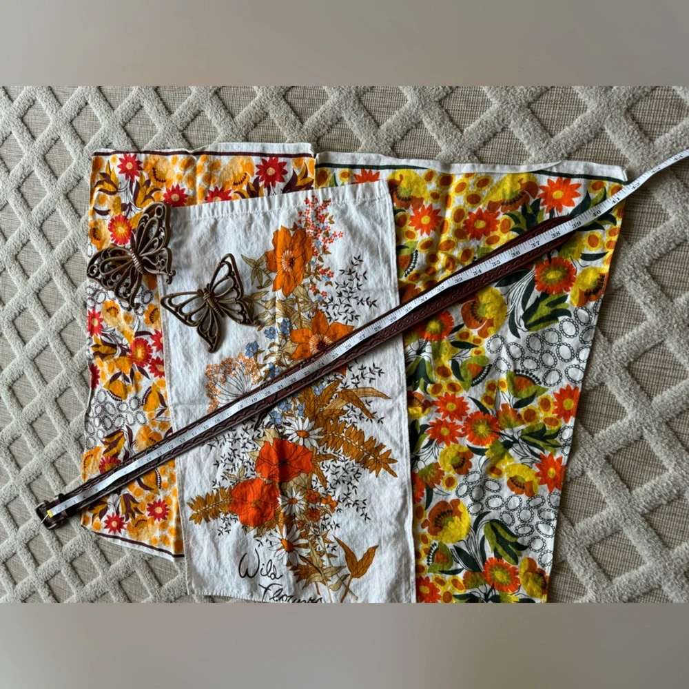 Vintage floral embossed
